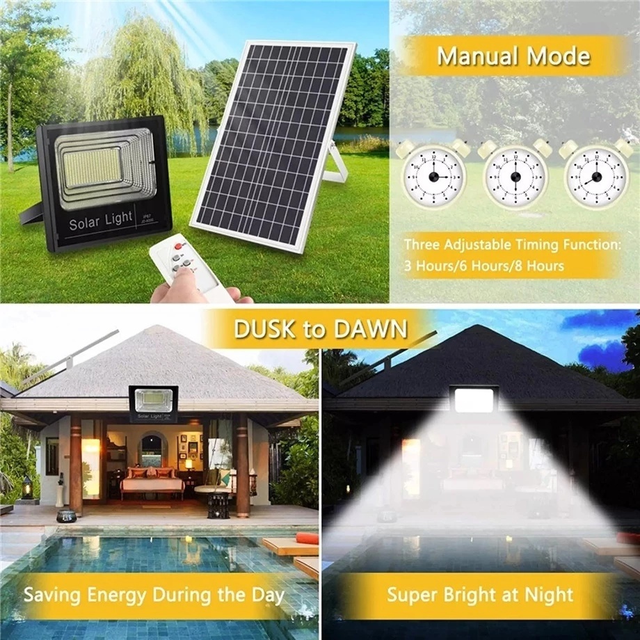 BUY 1 TAKE 1 3000W Solar Light  Sensor LED Outdoor Lights Flood Light Waterproof Street Solar Lamp — view 4