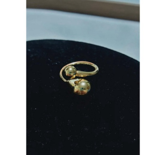 B0tteg@-Inspired Ring – Yellow Gold Adjustable