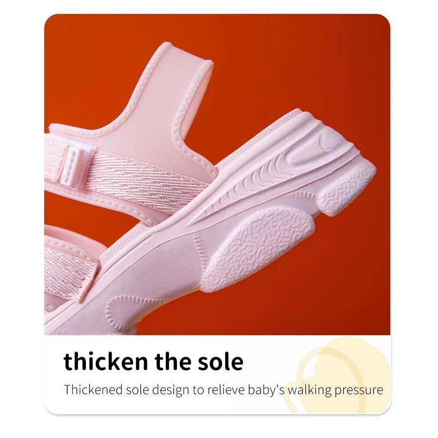 SLIPPERS Cute Strap Sandals For Kids Girls Kids Slipper For Girls Khaki Black 24-35 Free Shipping - Image 6