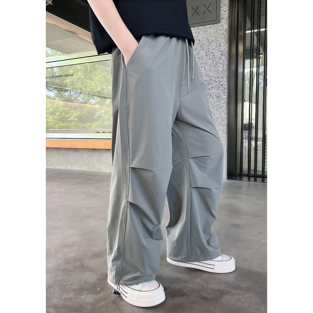 Anito Kids Boys Cargo Pants Casual Wide Legs Sports Stylish Pants Jogging Trousers  For 120-160CM - Image 2