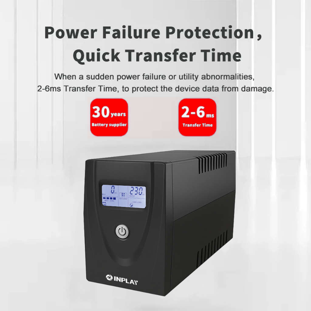 Inplay UPS 650VA 1000VA 2000VA 3000VA With AVR Uninterruptible Power Supply For PC Computer Laptop - Image 3