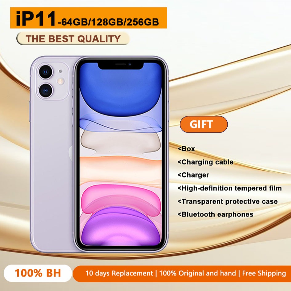 [iMart] Used mobile Phone 11 64GB/128GB Original global version smart phone Best Quality 99%NEW