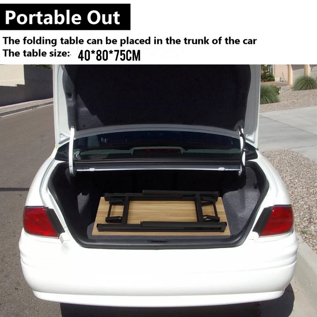 Eone Home Foldable Table Study Table Computer Table Dining Table Wooden For Room Office Table - Image 4