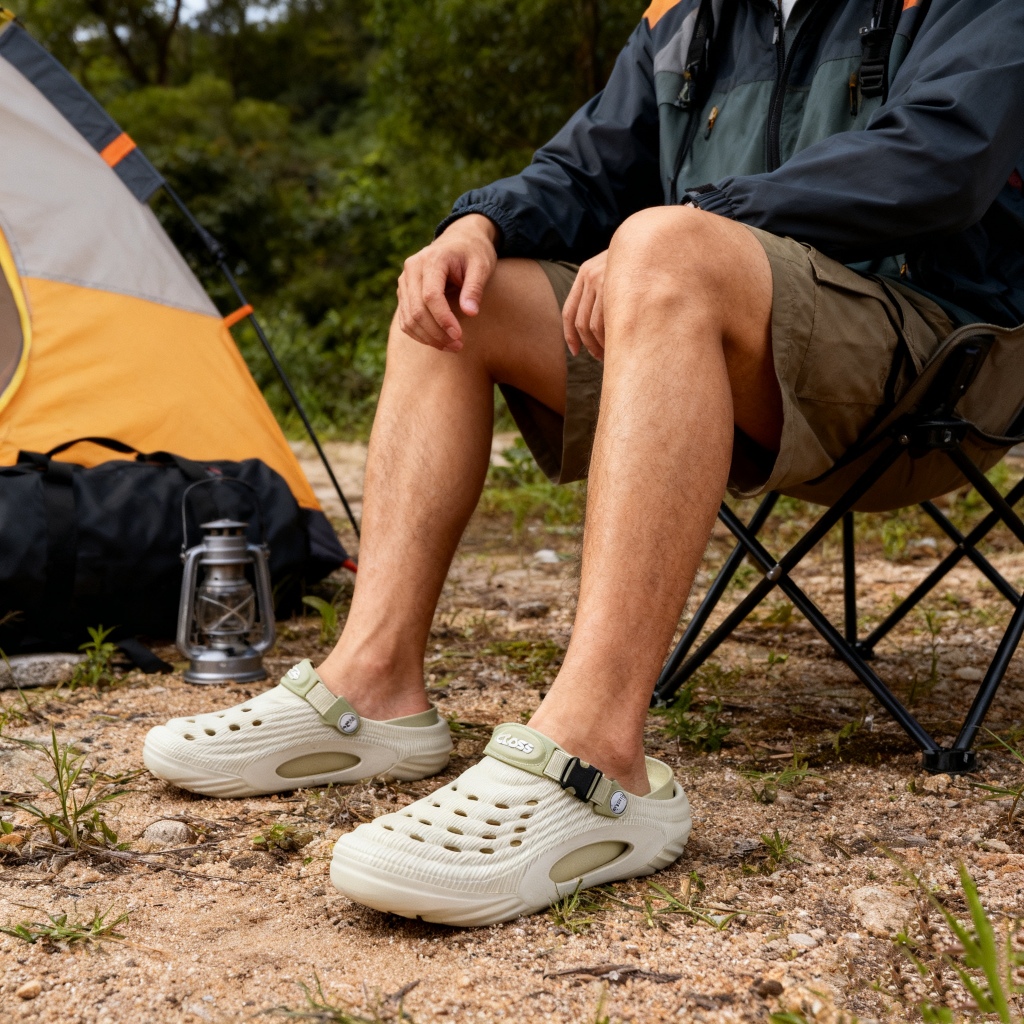 SLIPPERS Summer Outer Wear Dual-Use All Match Anti-Slip Baotou Beach Clogs Shoes For Men - Image 6