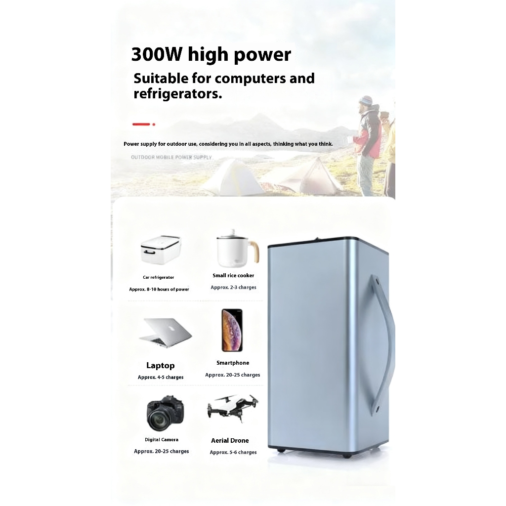 Outdoor Portable Mobile Power Supply - High - Capacity, Multi - functional for Camping & Outdoor Act - Image 6