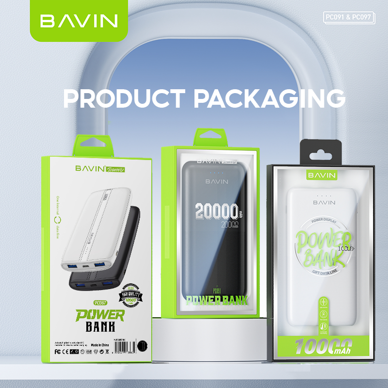 BAVIN PC091 20000mAh / PC097 10000mAh Portable Powerbank 2.1A Quick Charging Dual Input & USB Output - Image 7