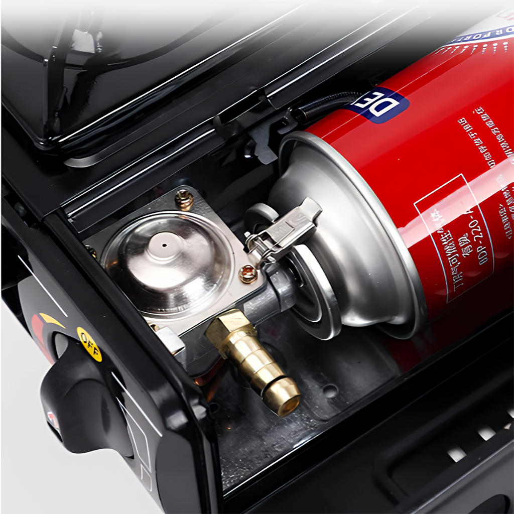 2 in 1 portable butane gas stove with box outdoor camping Windproof Cassette Furnace Picnic Burner - Image 8