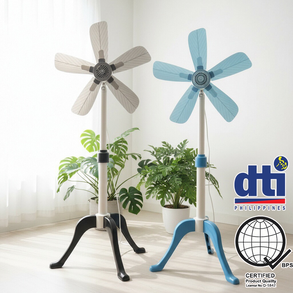 SYCAT 5 Blades Stand Fan Family Electric Fan Clip Fan Floor Fan Cooling Fan Portale Fan Adjustable