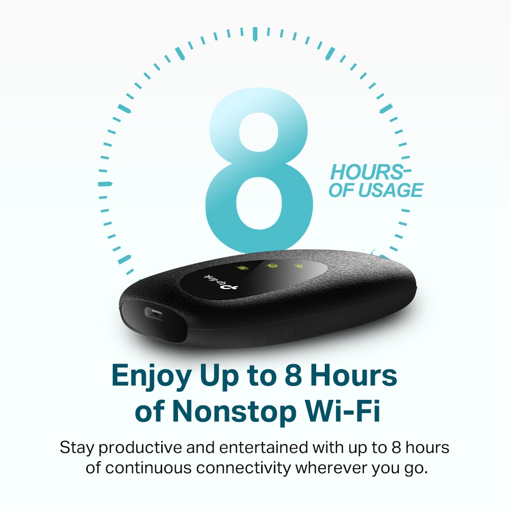 TP-Link | M7000 | 4G | LTE | Battery Pocket Wi-Fi  | Openline All Network | For Travel | Internet — view 3
