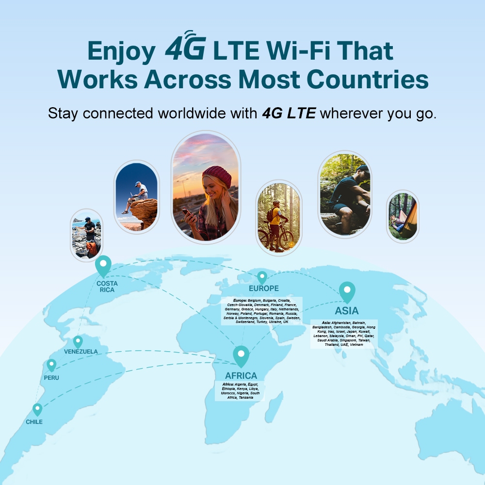 TP-Link | M7000 | 4G | LTE | Battery Pocket Wi-Fi  | Openline All Network | For Travel | Internet — view 5