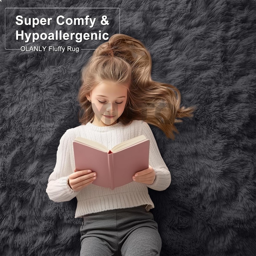 IMUTO Colorful Carpet Living Room Carpet Bedroom/Livingroom Rug Soft＆Comfortable Antislip Floor Mat - Image 3