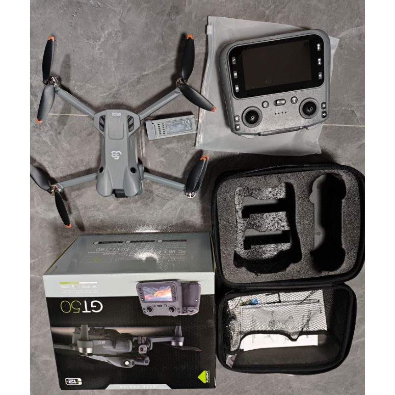 GT50 PRO Drone 4K HD Camera Aerial Photography 5.5-inch Screen Remote Control Optical Flow — view 7