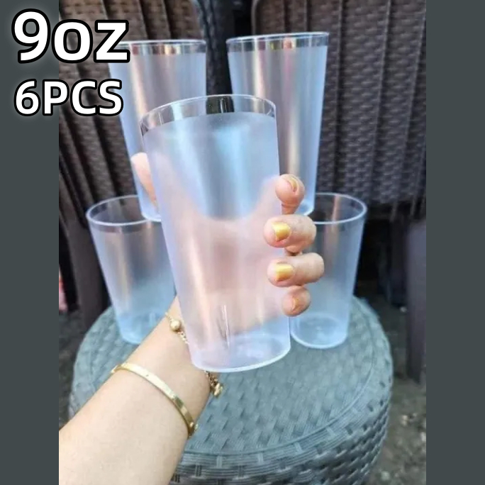 INXX 6 Piece Unbreakable Acrylic Drinking Glass Set – Durable and Lightweight Chowking Baso/Acrylic — view 2