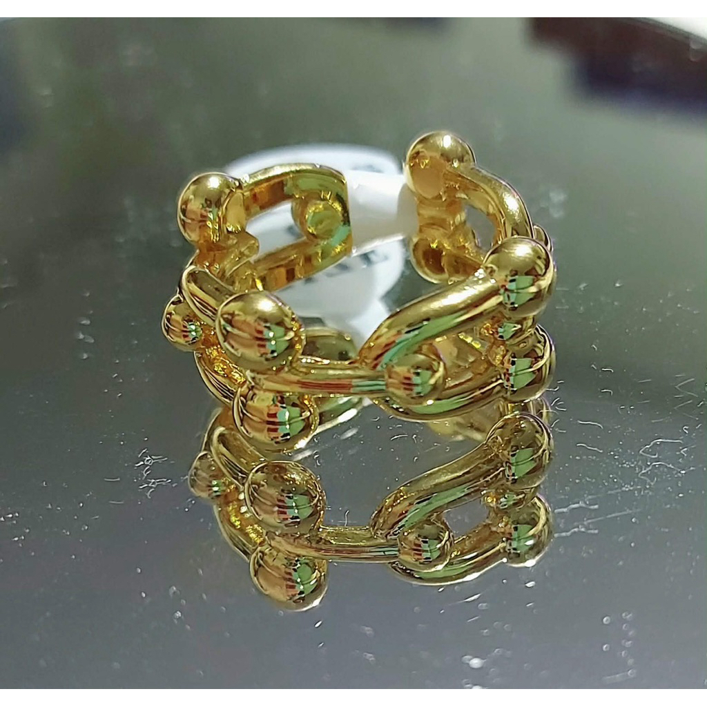 Tiff Hardware–Inspired Ring – Yellow Gold (Size 8) product photo 5