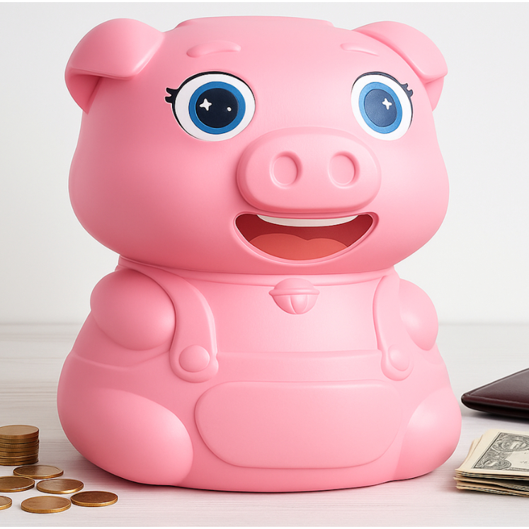 Japan Osaka Bear Piggy Big Coin Piggy Bank Durable for Children Saving Money Alkansya Laruan - Image 2