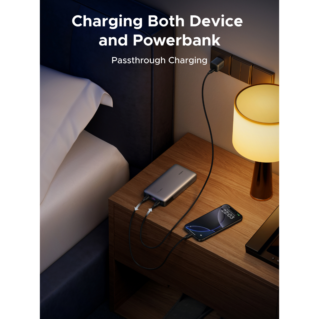 UGREEN 25000 mAh Power Bank PD 145W with Digital Display, Fast Charging for Laptops & Phones — view 5