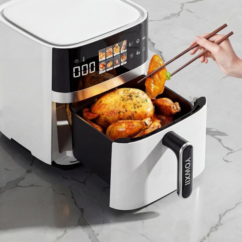 Yowxii LED Air Fryer Touchscreen 7L 9L Oil-Free Microwave Oven Large-Capacity Oven For Baking - Image 8