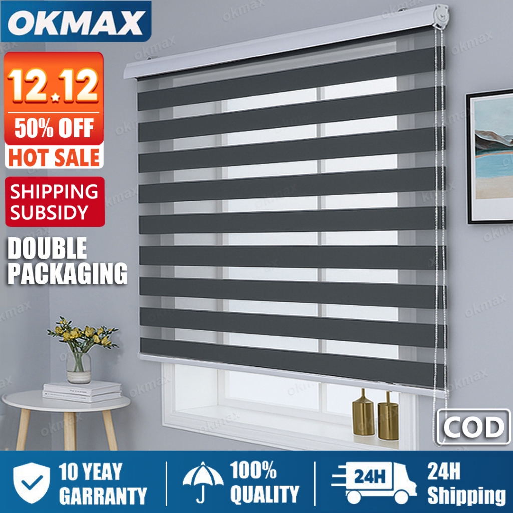 180cm/160cm/150cm/120cm/90cm Curtain Blinds for Windows Korean Blinds Venetians Duo Roller Blinds
