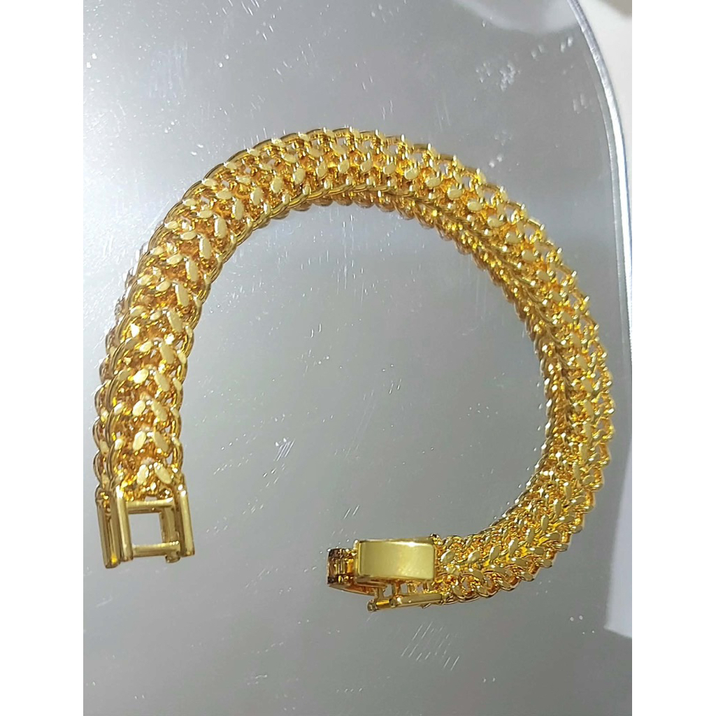 Heartbiz Bracelet | 19cm | Yellow Gold Setting | Elegant Romantic Design product photo 2