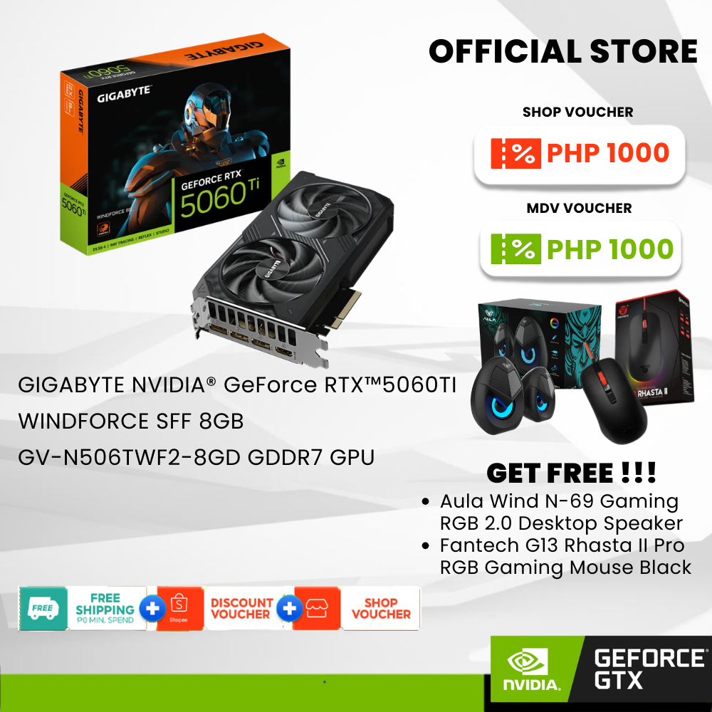 Gigabyte NVIDIA® GeForce RTX™5060TI WindForce Max OC/Eagle Max OC 16GB GDDR7 GPU - Image 3