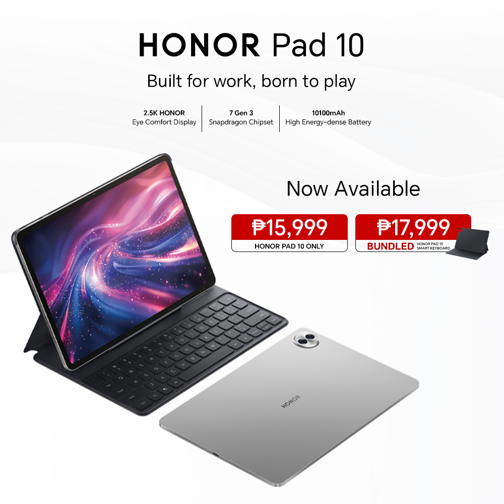HONOR Pad 10 - (2.5K HONOR  Eye Comfort Display |  7 Gen 3  Snapdragon Chipset | 10100mAh Battery)