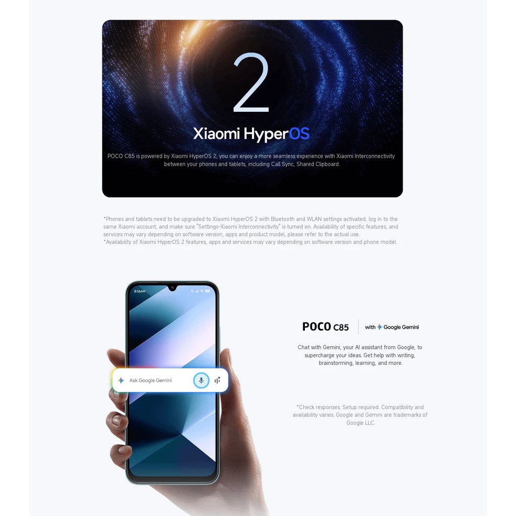 Poco C85 Smartphone | MediaTek Helio G81 Ultra | 6.9" IPS LCD Display | Single Rear Camera 50MP - Image 7