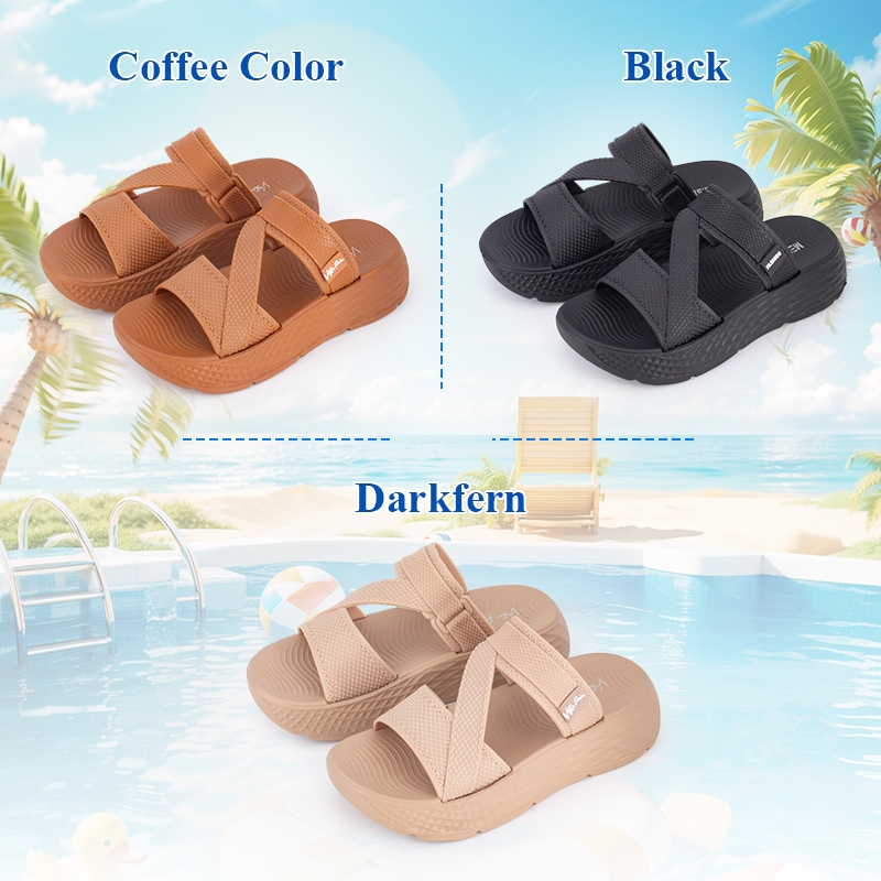 Vista Praia  Fashion Wedge High Heels Sandals 2307 - Image 3