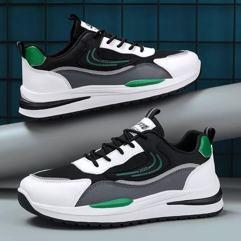 Korean Sports Running Shoes For Men Casual Rubber Shoes For Men Thick Bottom Comfortable Sneakers - Image 8