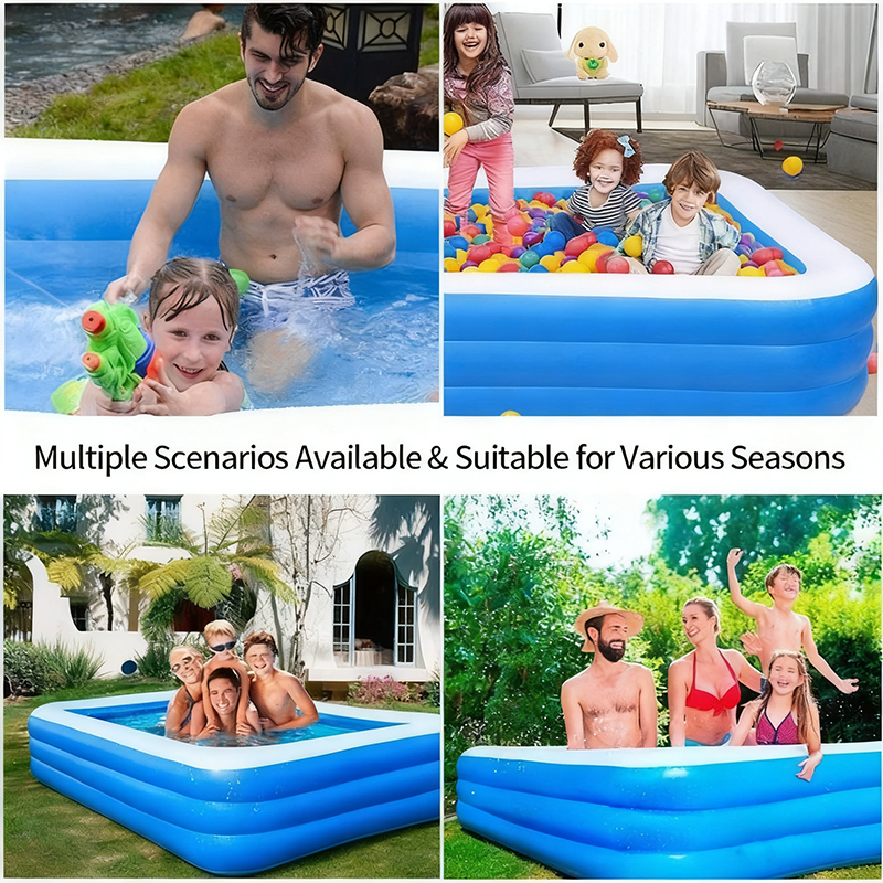 Large inflatable swimming pool Family Outdoor Swimming Pool Durable Portable - Image 2