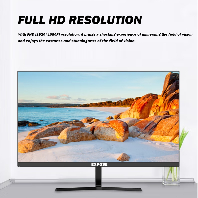 Expose 24 Inch Monitor 27 Inch 75Hz/165Hz IPS 1080P Gaming Monitor Computer 27 Inch 2K/4K Monitors - Image 2