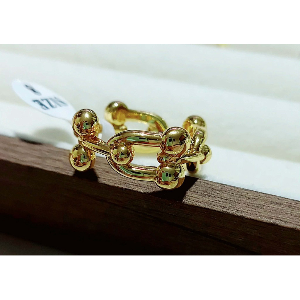 Tiff Hardware–Inspired Ring – Yellow Gold (Size 8) product photo 2