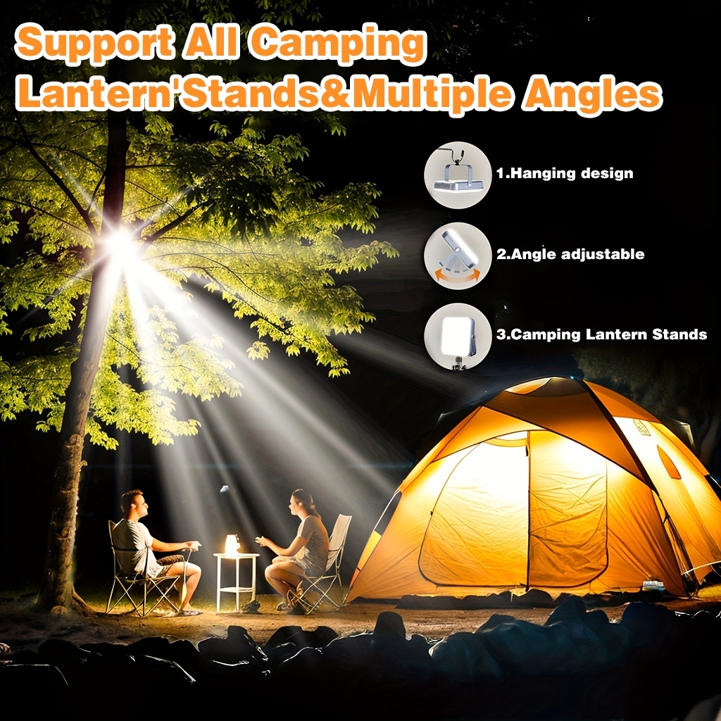 CP36 Solar Camping Light WARSUN 1000LM IPX5 Waterproof Emergency Portable for Outdoor Camping — view 7