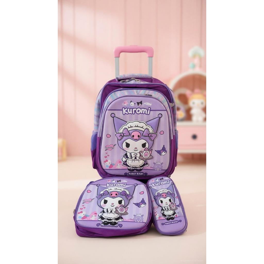School Bags For Girls Boys  Trolley Backpack Children’s Trolley Bag 1-4grad — view 7