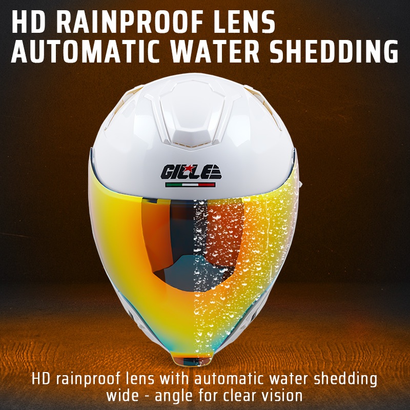 【𝑶𝑭𝑭𝑰𝑪𝑰𝑨𝑳】 GILLE PHOENIX Open Face Dual Visor Revo Helmet Full Face Modular Motorcycle Original - Image 3