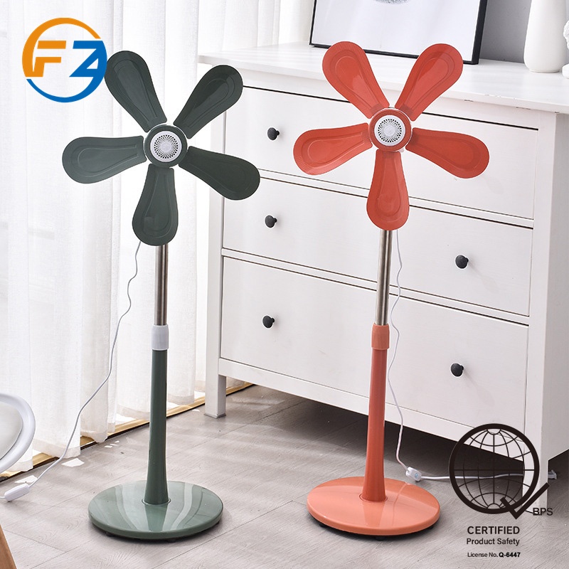 FZ stand fan portable electric fan stand fan Adjustable standard electric fan big wind 5 blades - Image 6