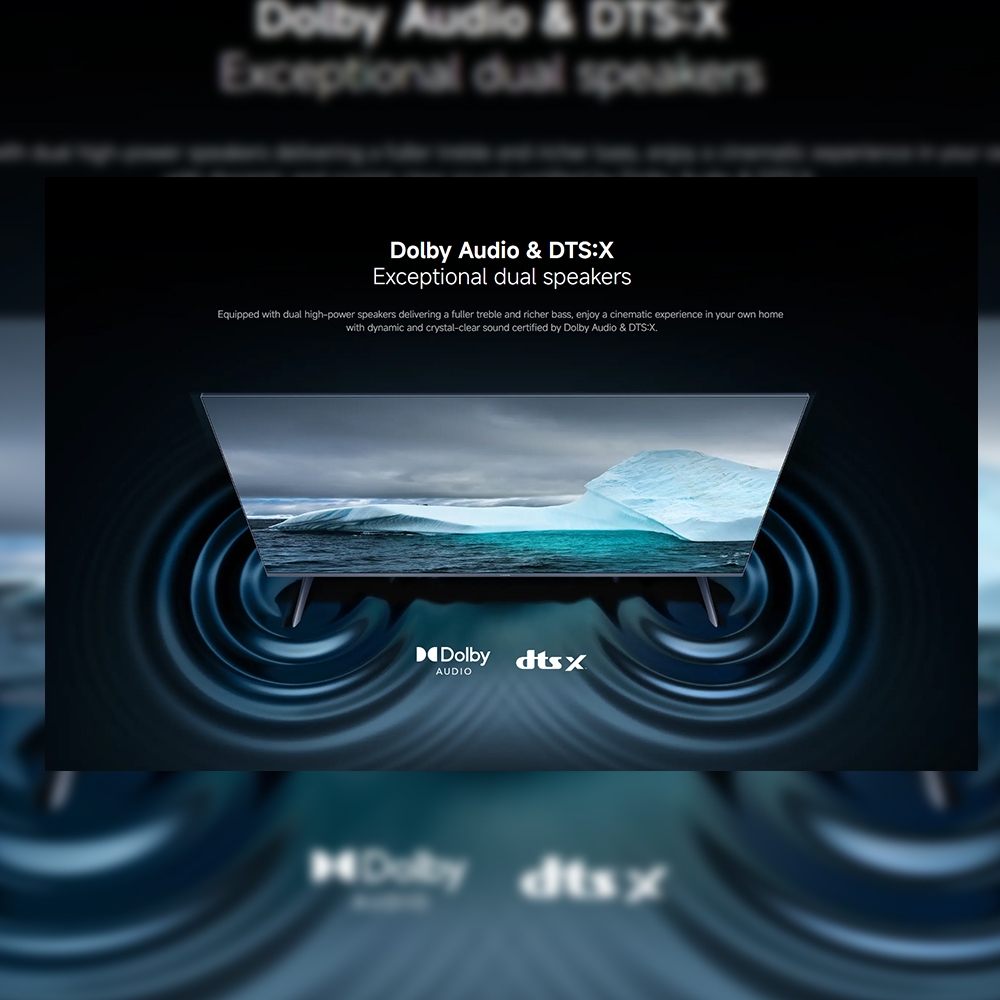 Xiaomi TV A Pro 43 2026 inch 4K Ultra HD Dolby Audio Premium Metallic Frame Android S - Image 4