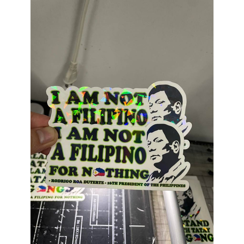 Du30 sticker BUY 1 TAKE 1 of PREMIUM STICKER (waterproof scratch proof hindi kumukupas) — view 5