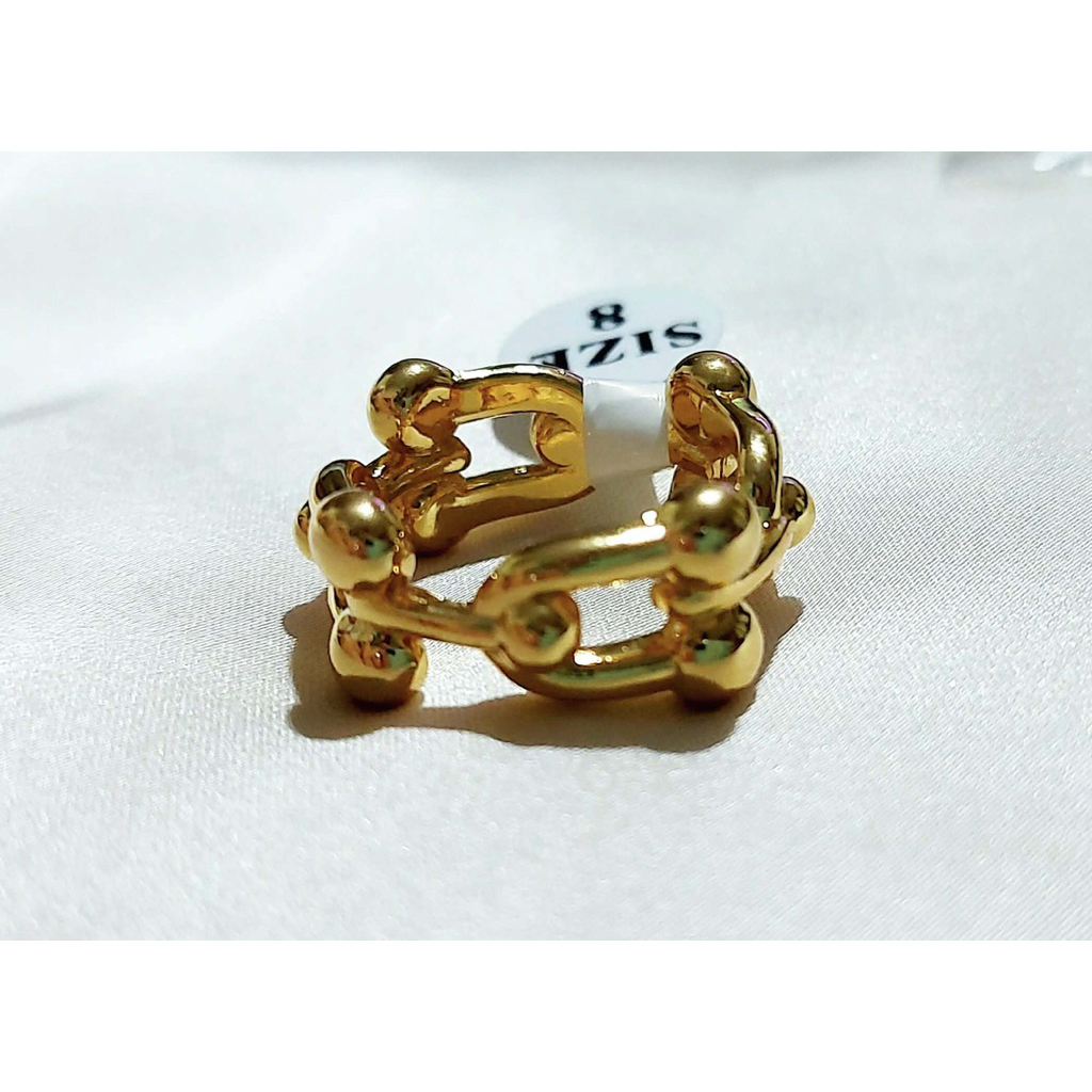 Tiff Hardware–Inspired Ring – Yellow Gold (Size 8) product photo 3