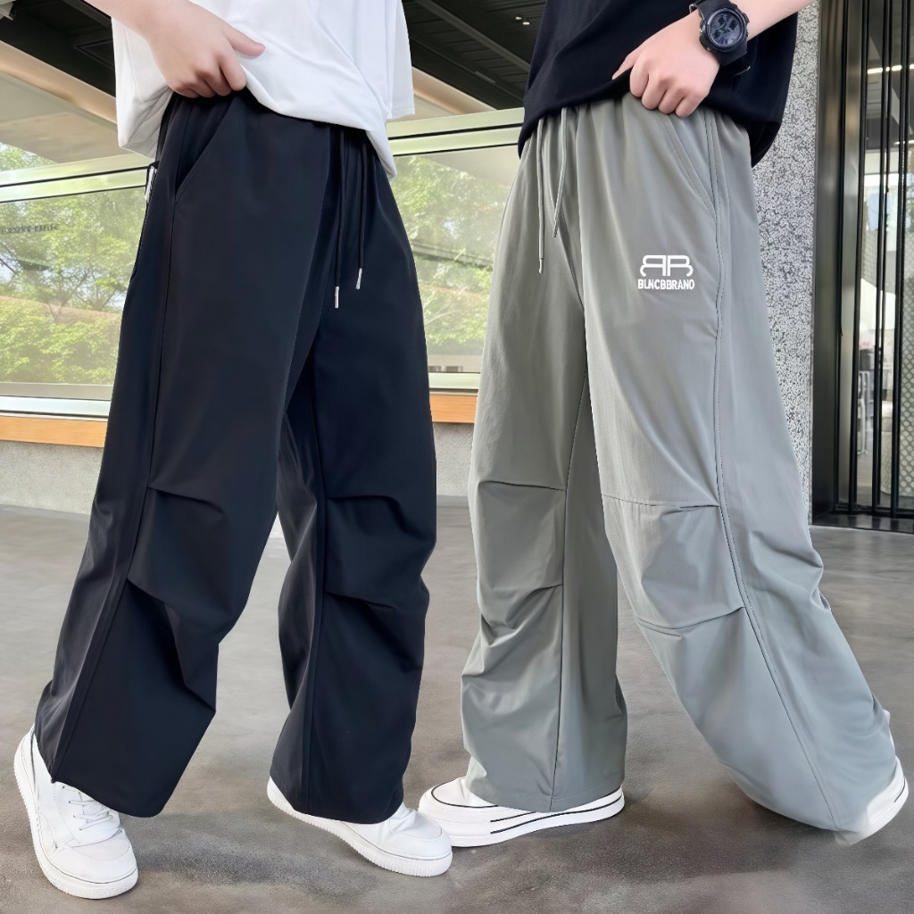 Anito Kids Boys Cargo Pants Casual Wide Legs Sports Stylish Pants Jogging Trousers  For 120-160CM - Image 6