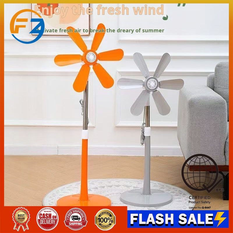 FZ stand fan portable electric fan stand fan Adjustable standard electric fan big wind 5 blades - Image 3