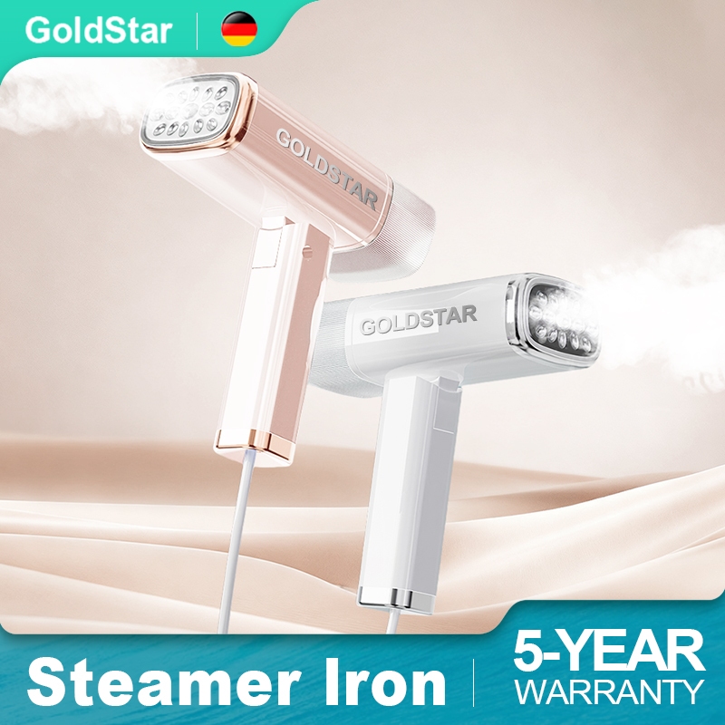 GoldStar Foldable Steamer Iron For Clothes Handheld Flat Iron For Clothes Plantsa For Clothes