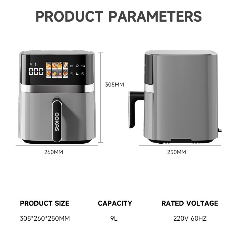 OOKAS Air Fryer Electric Fryer Machine - Image 5