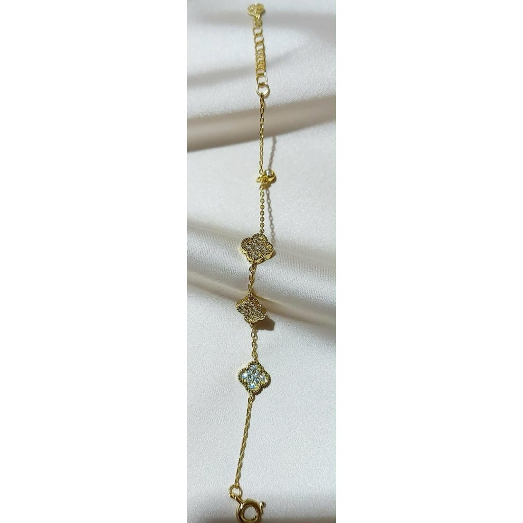 Inspired 3-Station Bracelet | Diamond Accents | Adjustable 5–6 Inches product photo 3