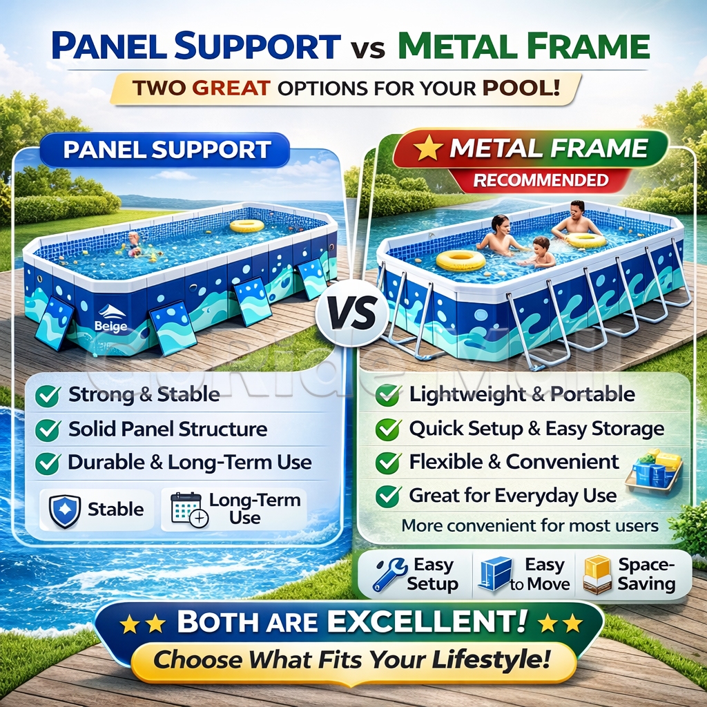 Swimming pool for kids swimming pool big size for family Non inflatable swimming pool foldable — view 2
