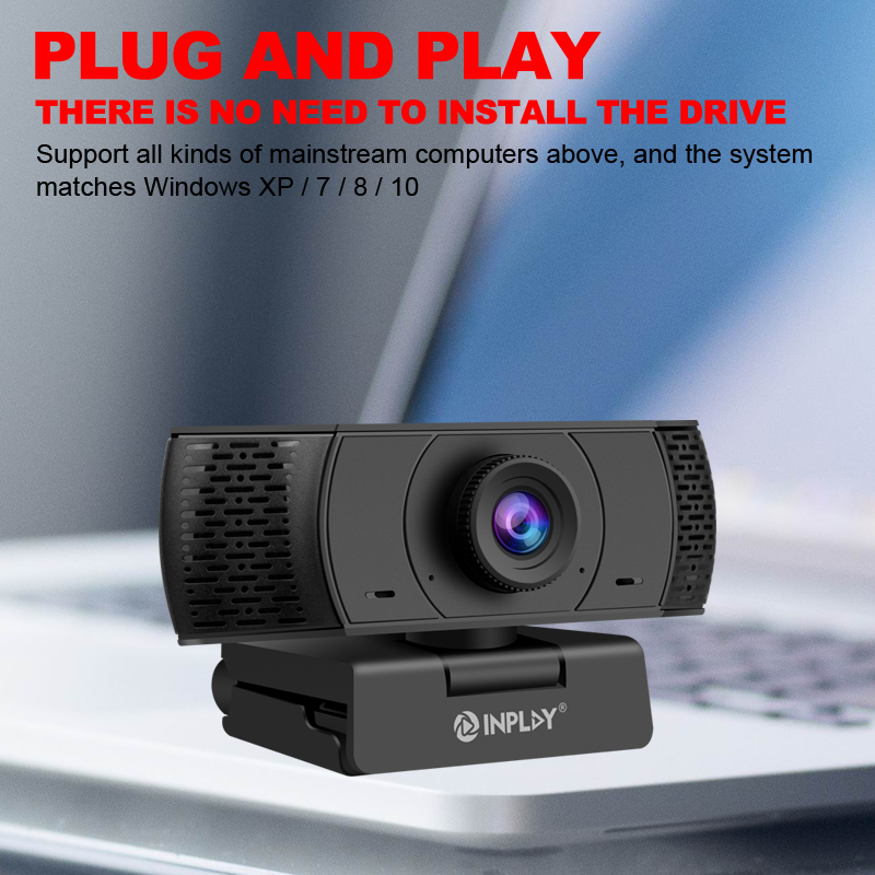 Inplay C1080PRO Web Camera HD 1080P USB 2.0 Port Hi-Speed With Mic Web Camera For PC Laptop Camera - Image 5