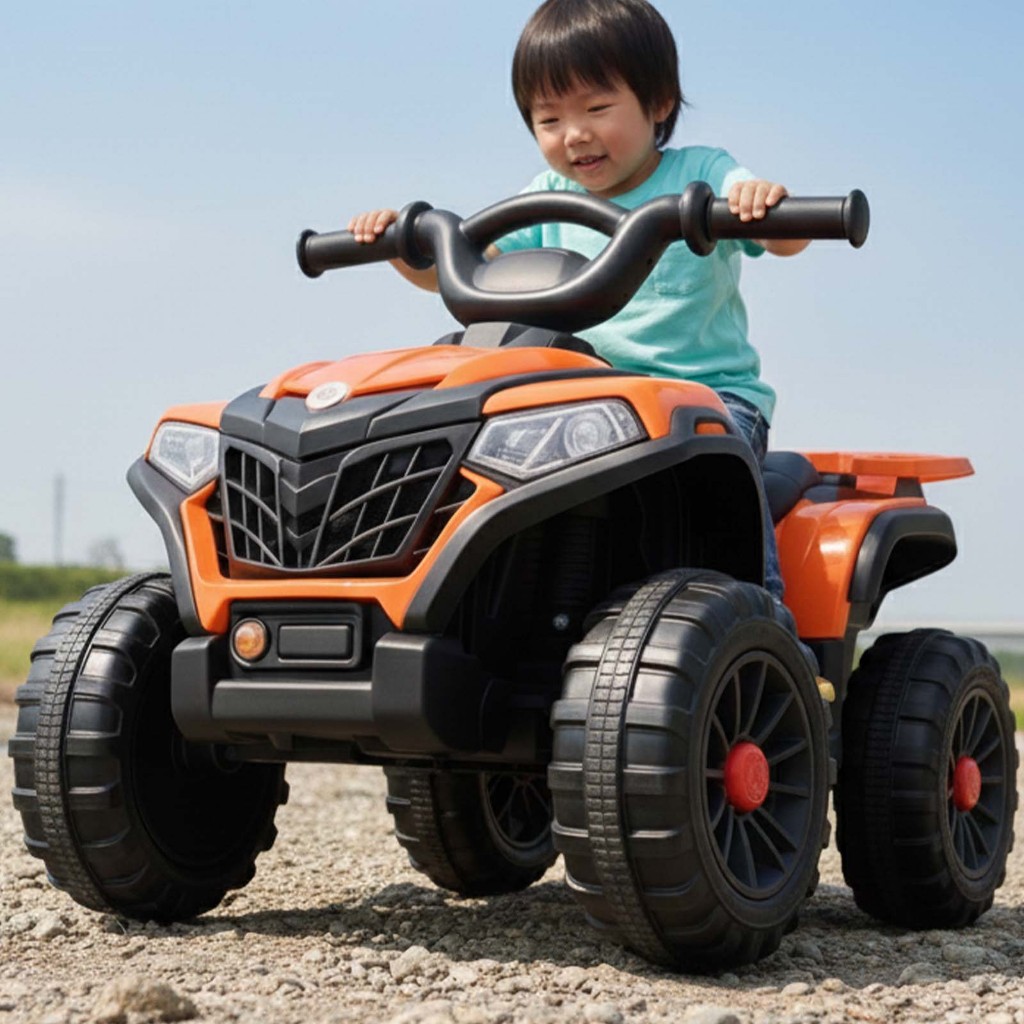 Japan Large Luxury  ATV for kids Electric Ride On Rechargeable Outdoor Motorbike  Music LED Lights - Image 4