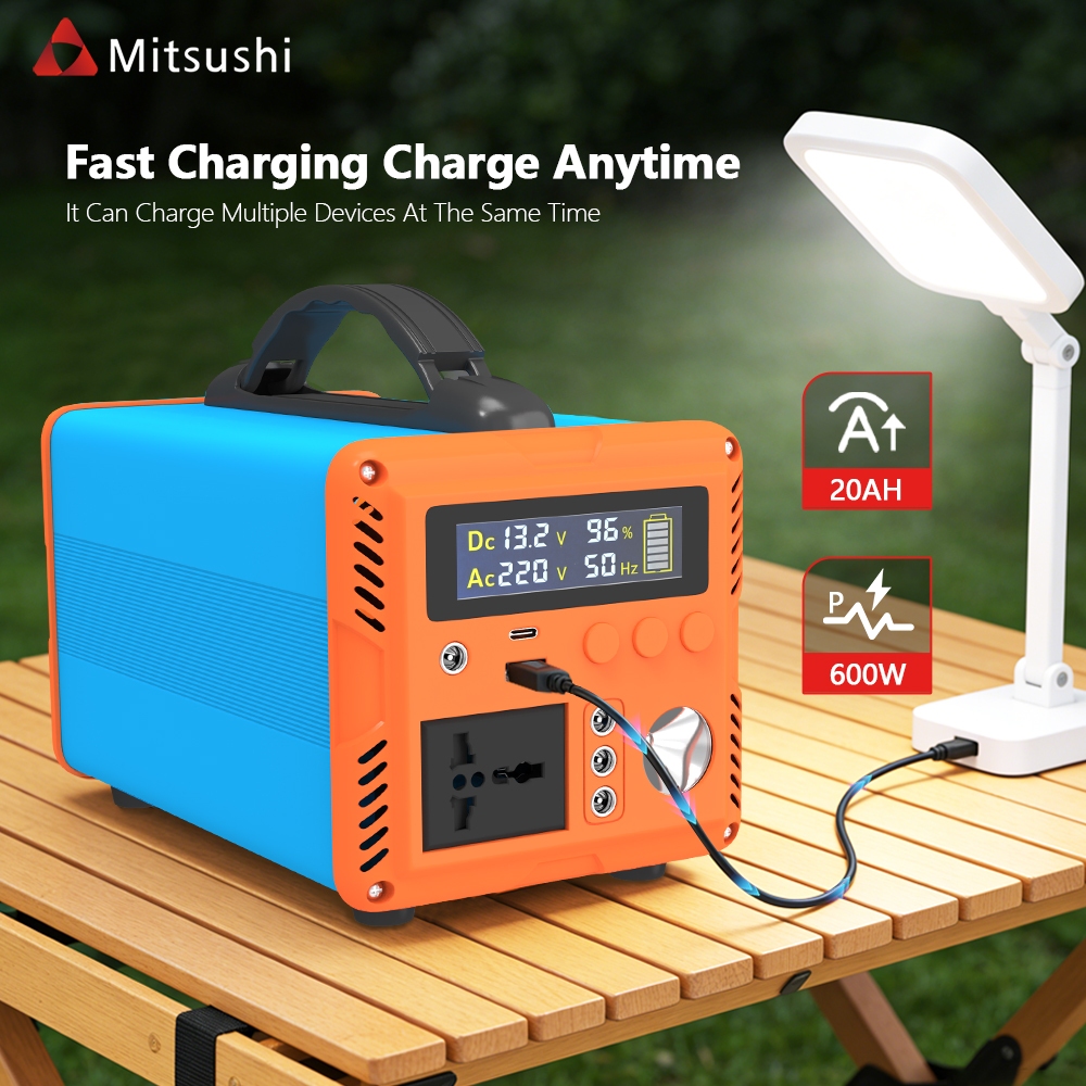 Mitsushi Portable Power Station Large Capacity Emergency Power Supply Home Outdoor — view 2