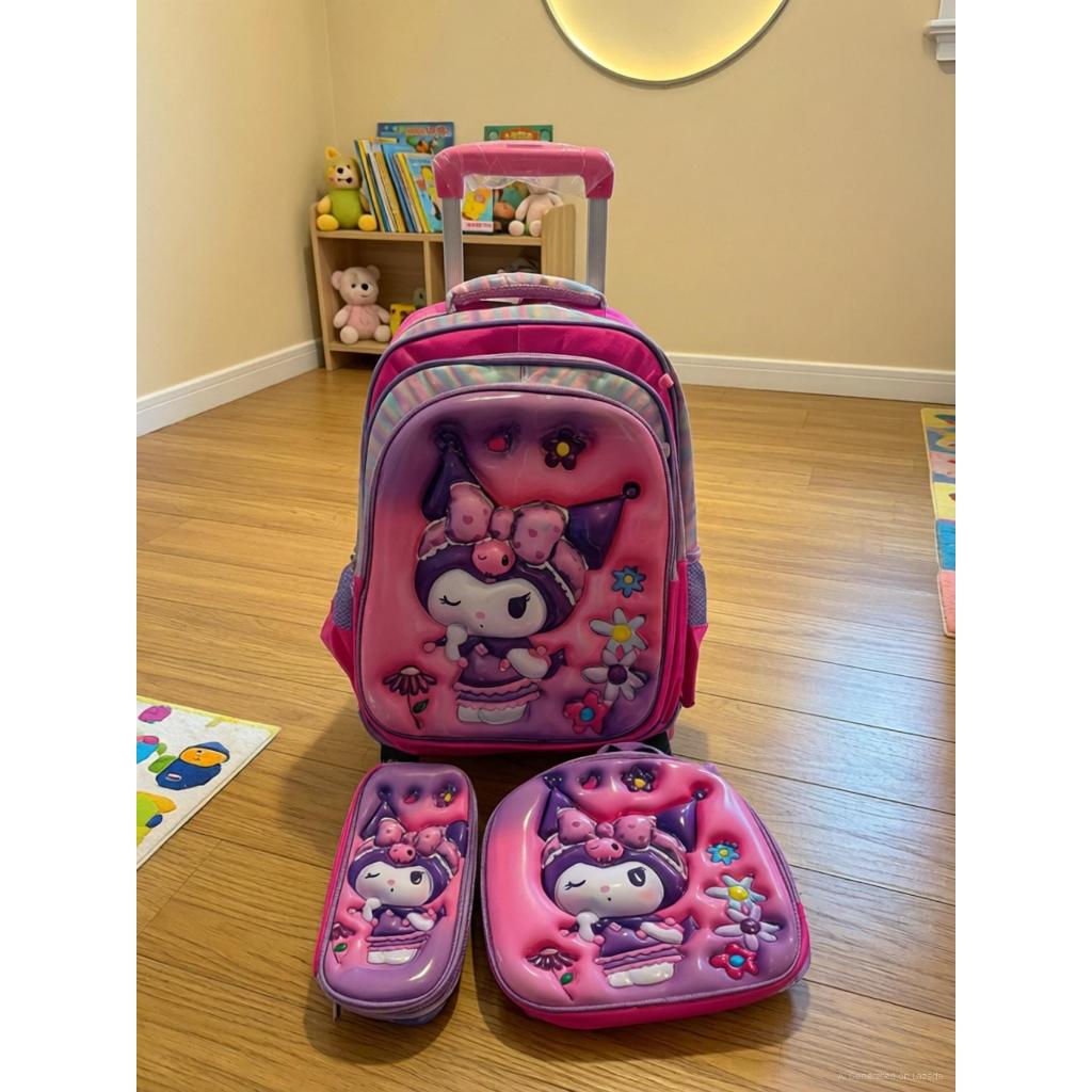 School Bags For Girls Boys  Trolley Backpack Children’s Trolley Bag 1-4grad — view 6