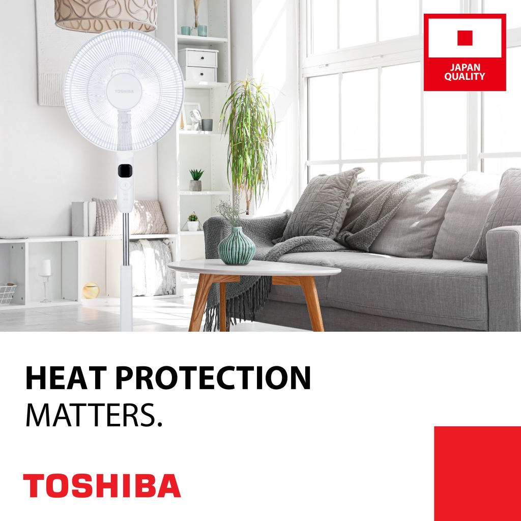 Toshiba Digital Electric Fan (Stand Fan) 9 Blades with Remote Control - Image 3