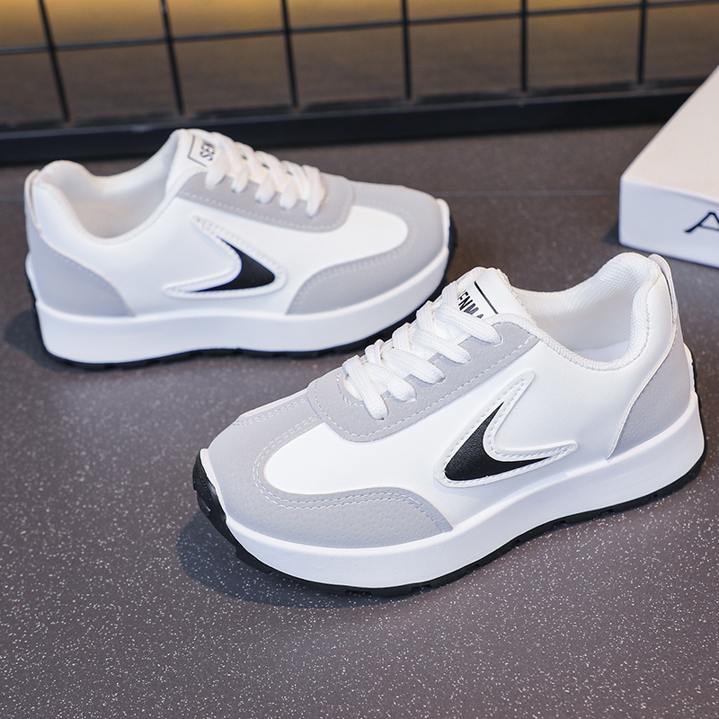 【On Hand】 Korean Shoes For Kids Girls Rubber Shoes Sneakers White Shoes Cute Baby Shoes Size 26-37 - Image 5